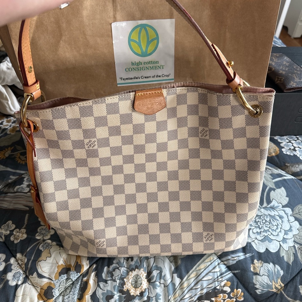 Louis Vuitton graceful damier azur MM